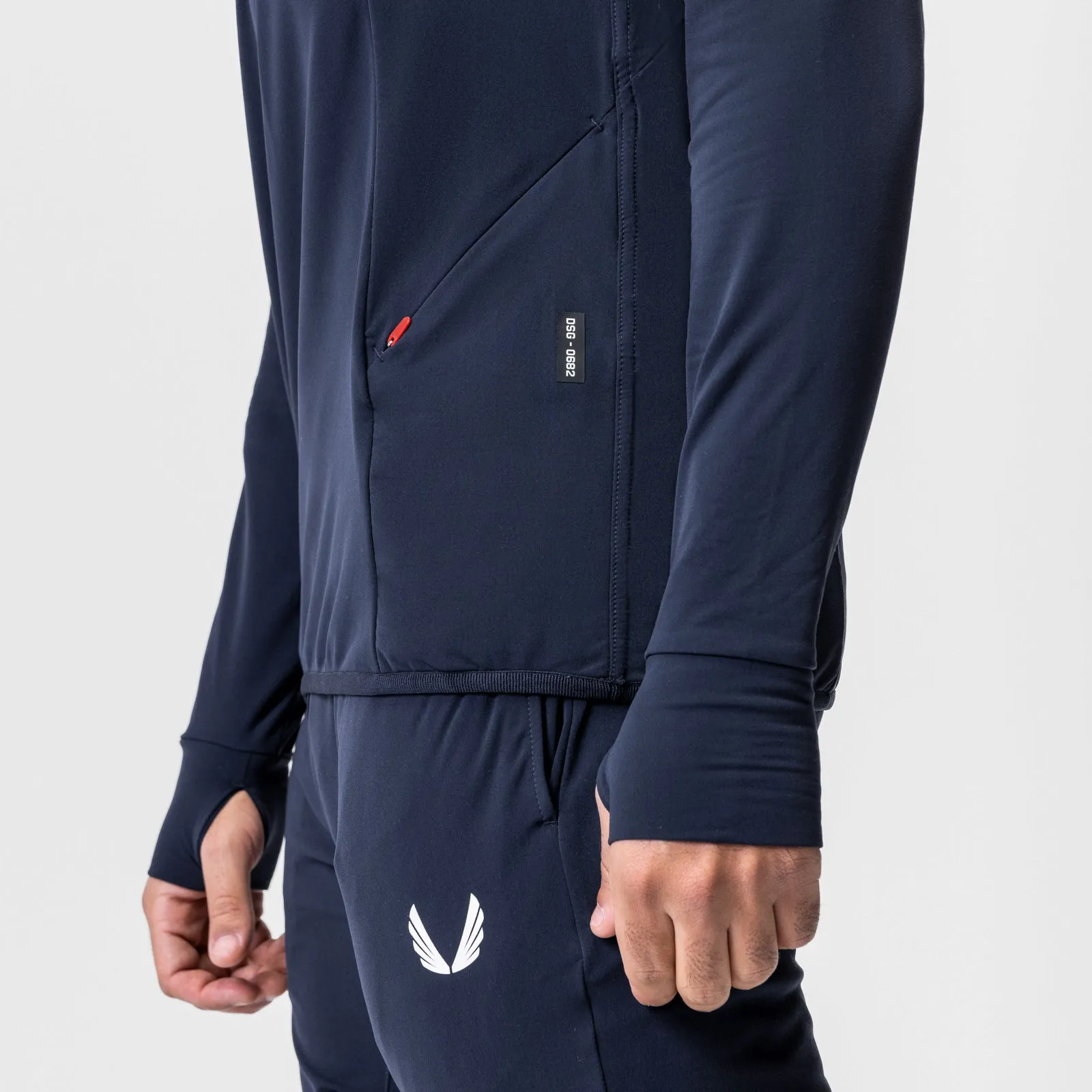 0682. Thermal Training Hoodie - Navy