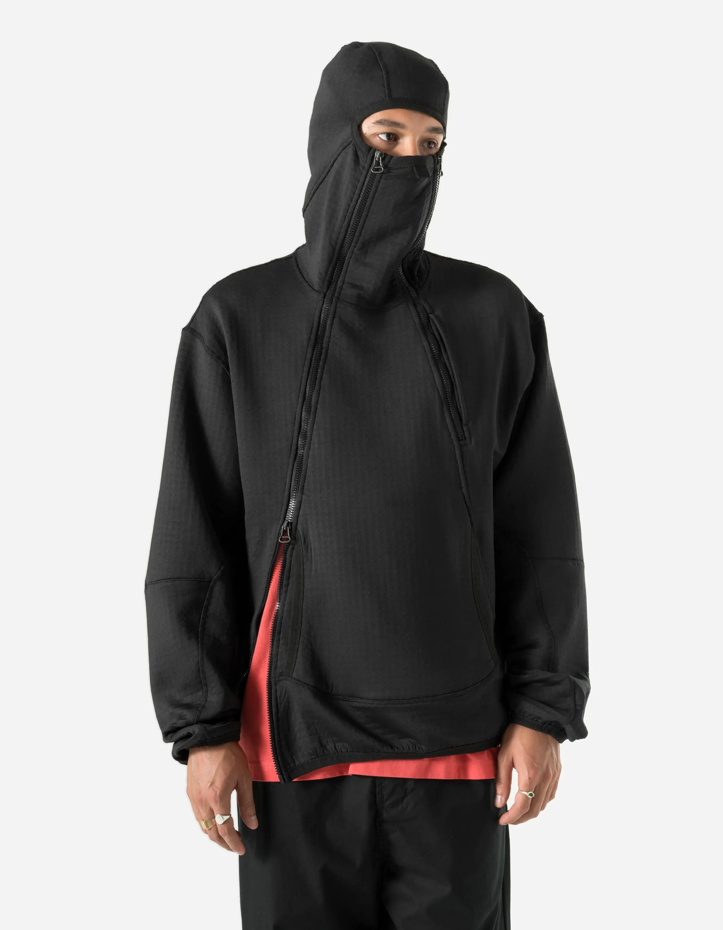 5277 Polartec Air Shinobi Hooded Sweat Black