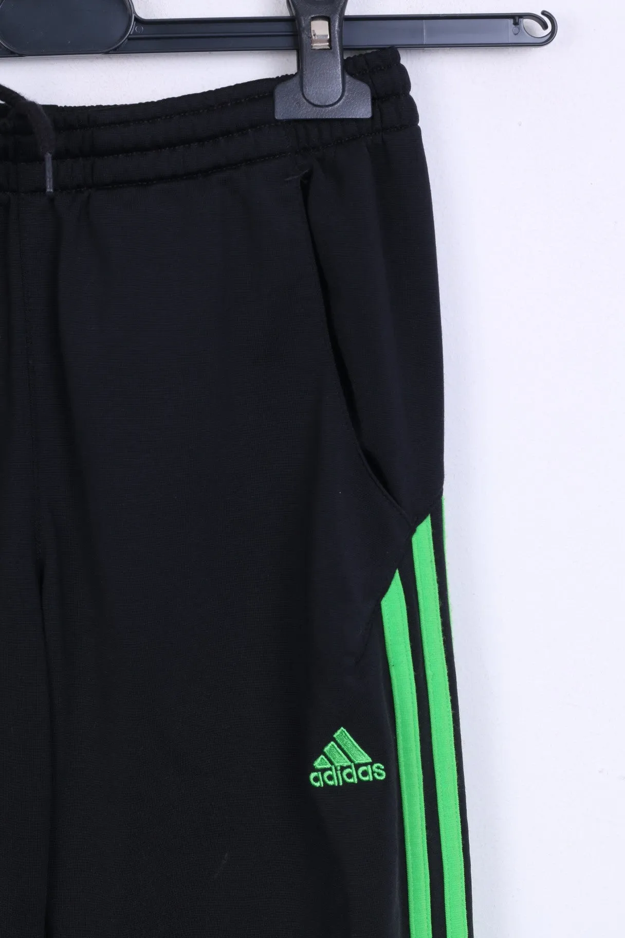 Adidas Boys 140 24'' Trousers Sweatpants Black Sport