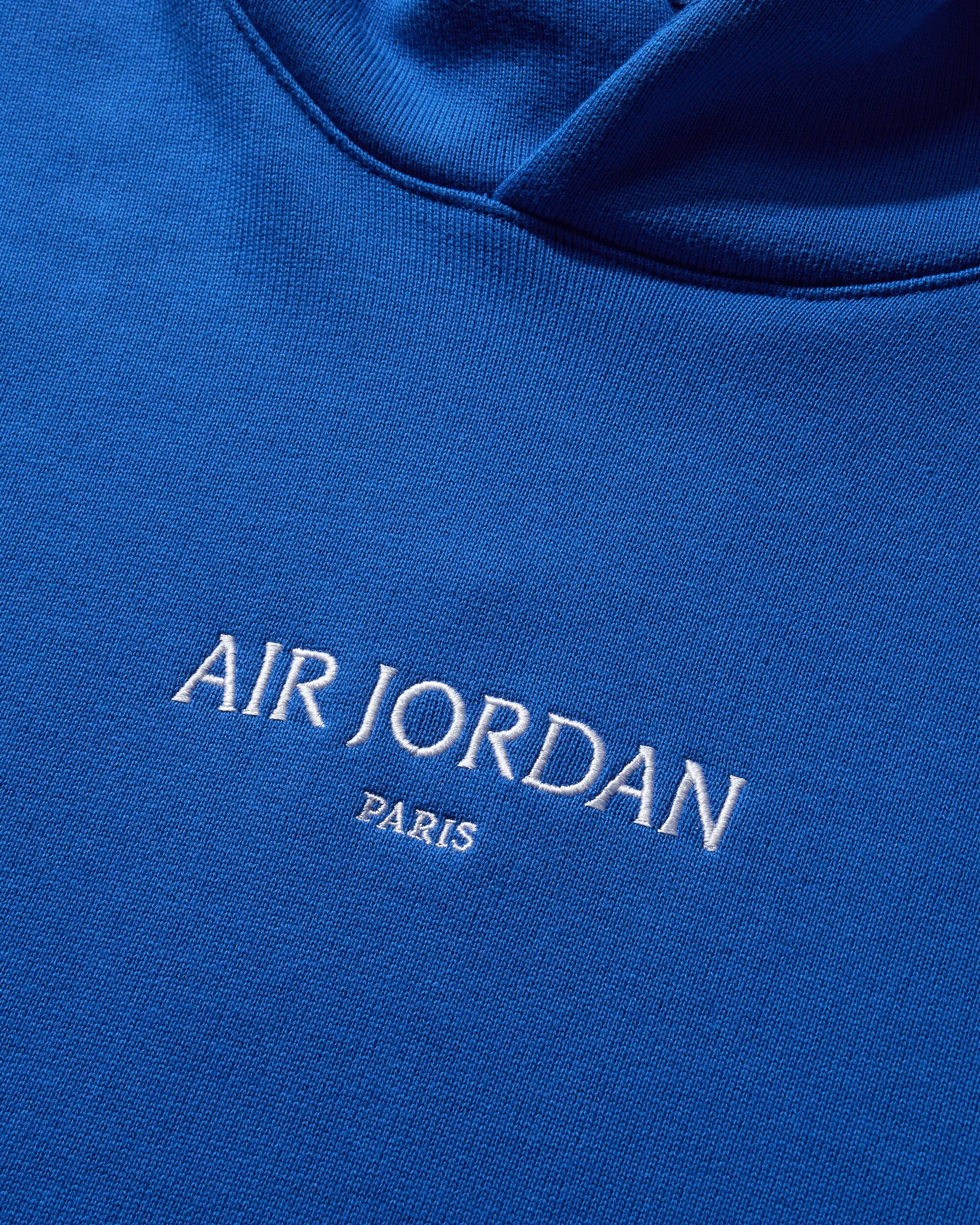 Air Jordan Wordmark Fleece Pullover Hoodie Game Royal