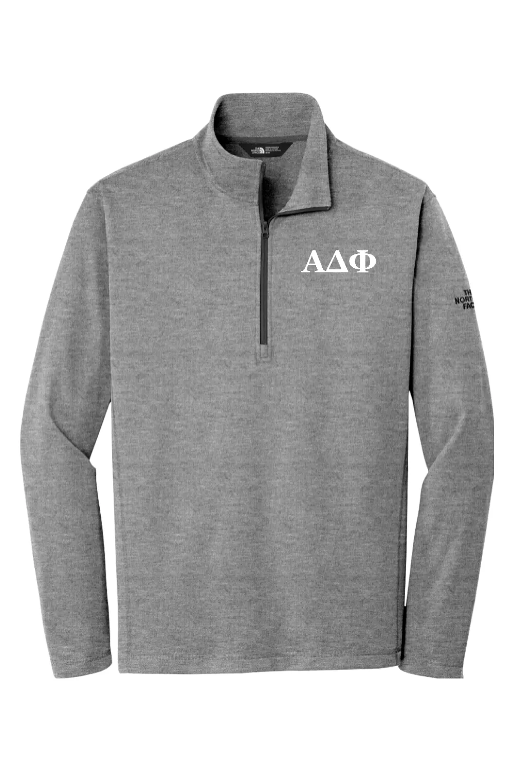 Alpha Delta Phi - North Face 1/4-Zip Fleece - White Embroidered Letters