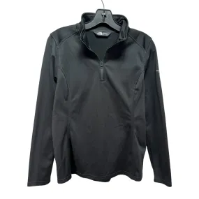 Athletic Top Long Sleeve Collar By The North Face In Black, Size: M