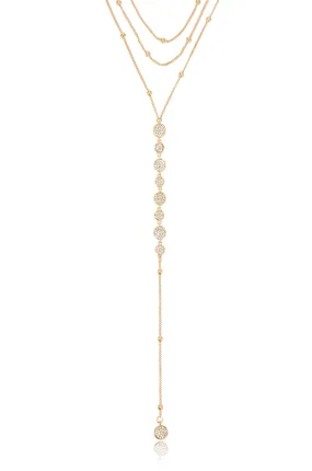 Bali Dreams Crystal Lariat Necklace