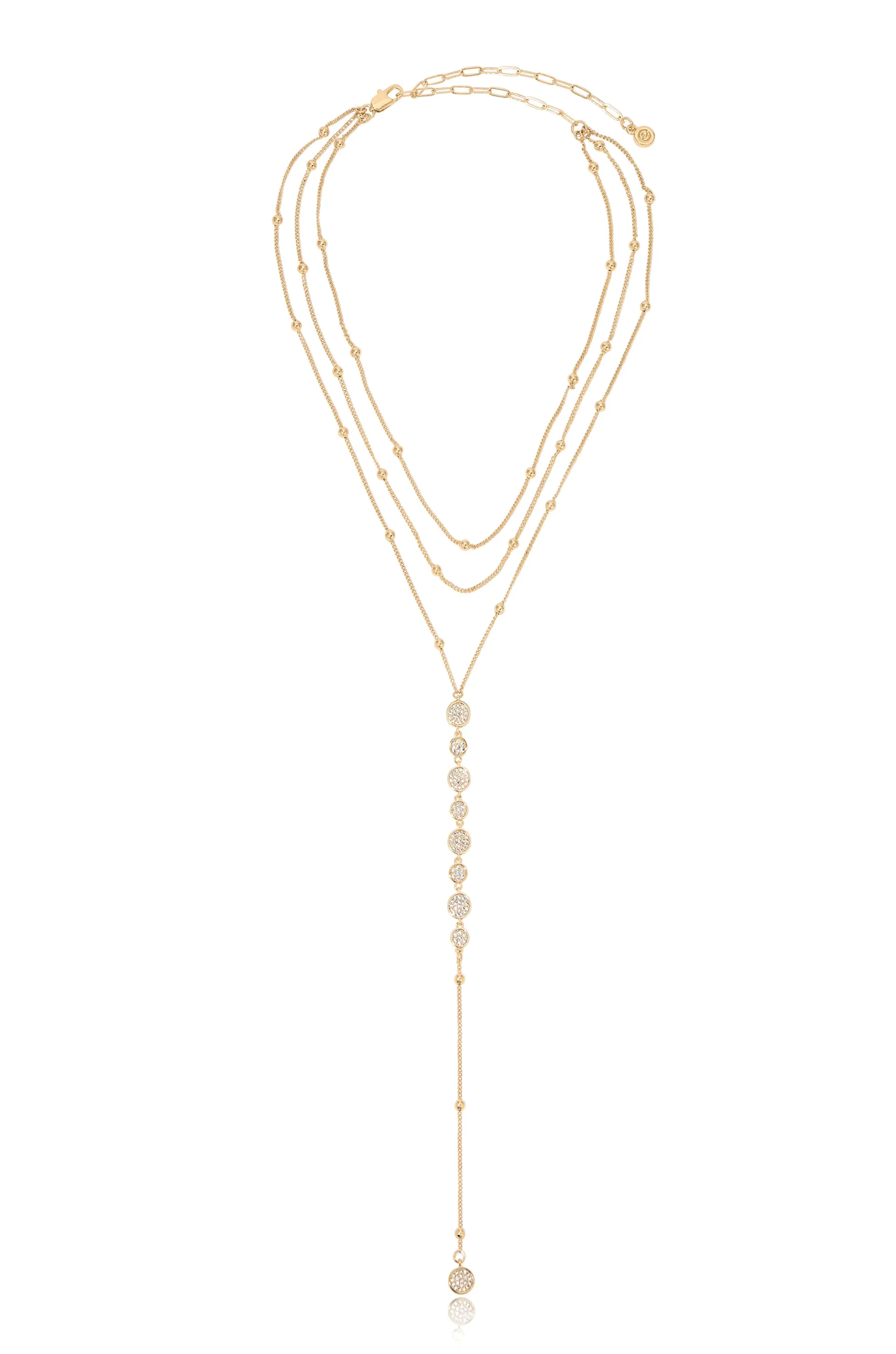 Bali Dreams Crystal Lariat Necklace