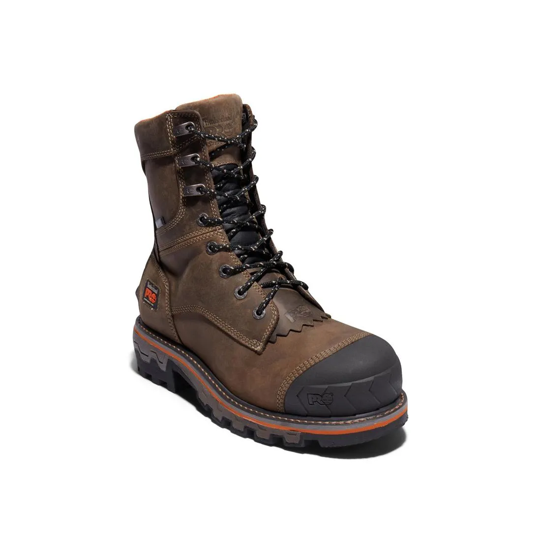 Boondock HD 8 Inch Composite-Toe Waterproof Work Boot Brown