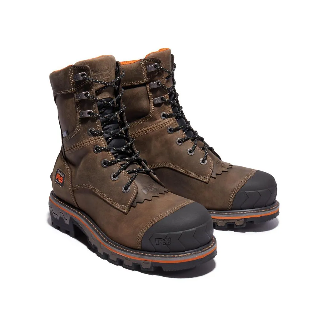 Boondock HD 8 Inch Composite-Toe Waterproof Work Boot Brown