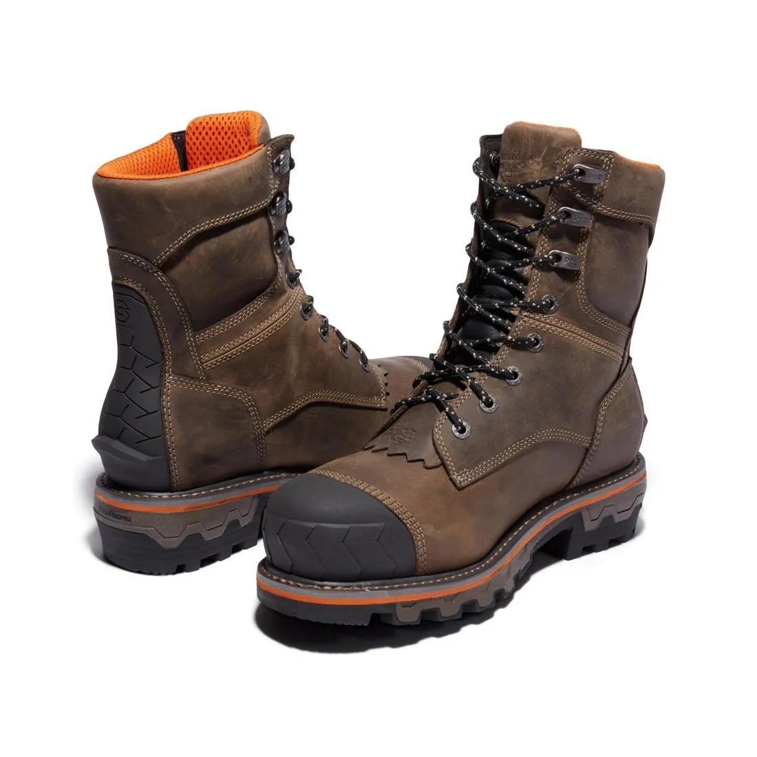 Boondock HD 8 Inch Composite-Toe Waterproof Work Boot Brown