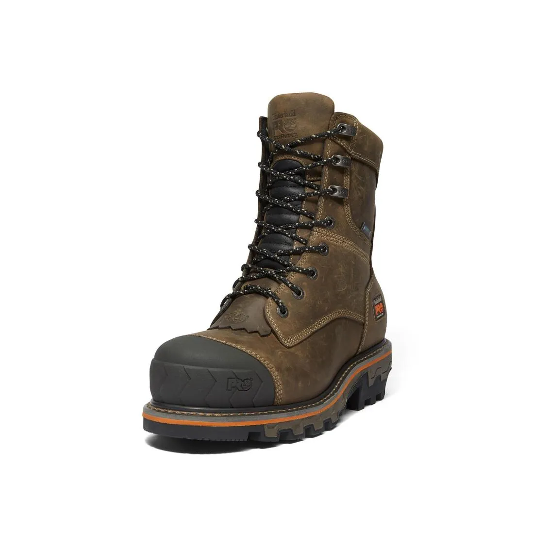 Boondock HD 8 Inch Composite-Toe Waterproof Work Boot Brown