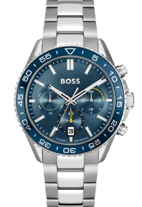 BOSS Runner 43 mm Blue Quartz Men's Watch