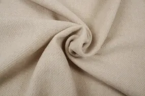 Brushed Recycled Wool Twill for Coats - Double Face