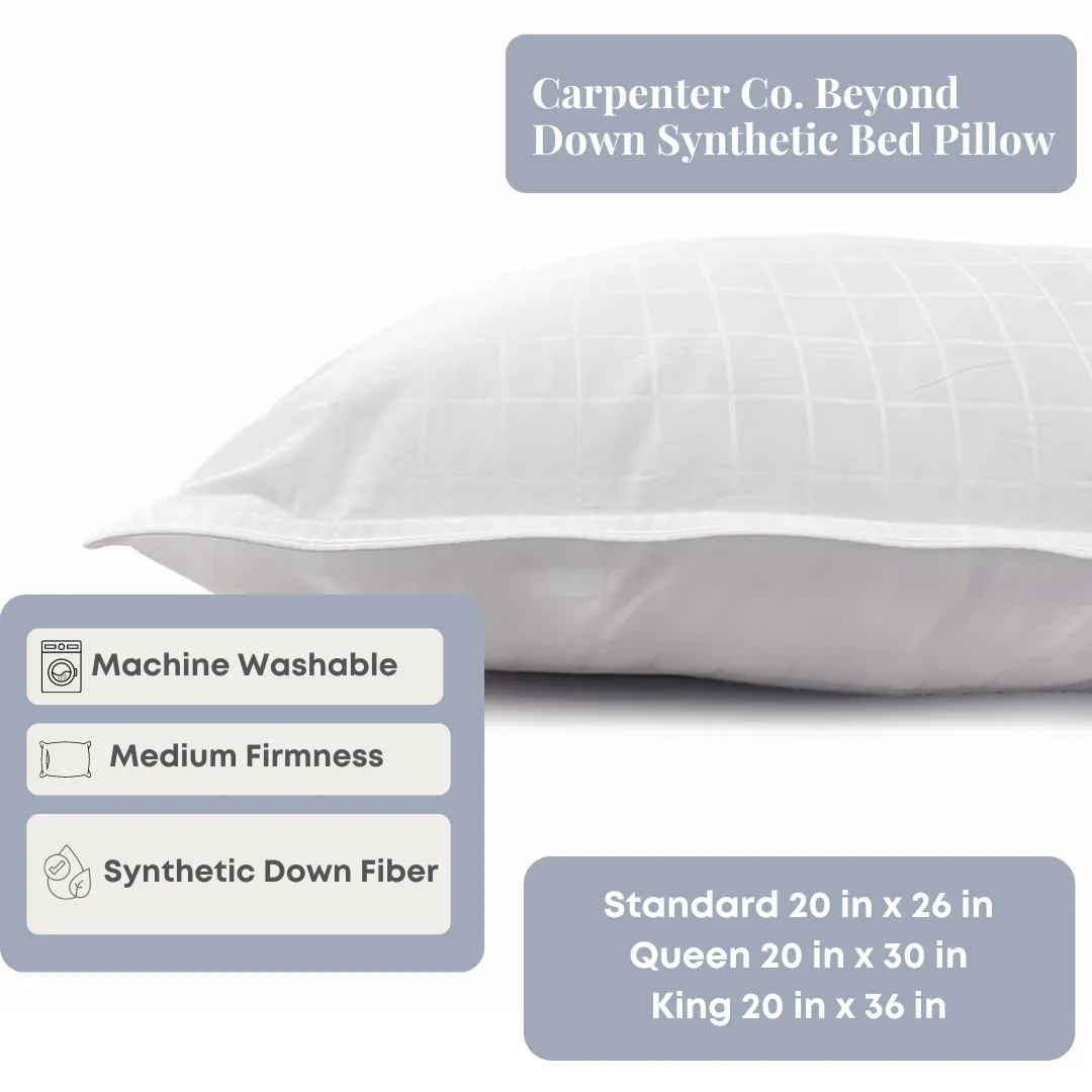 Carpenter Co. Beyond Down Synthetic Bed Pillow