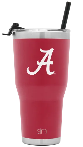 Collegiate Cruiser Tumbler with Flip Lid and Straw