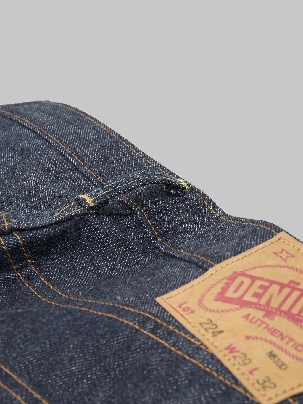 Denime By Warehouse & Co. "Lot. 224" 66Model 14.5oz Regular Straight Jeans