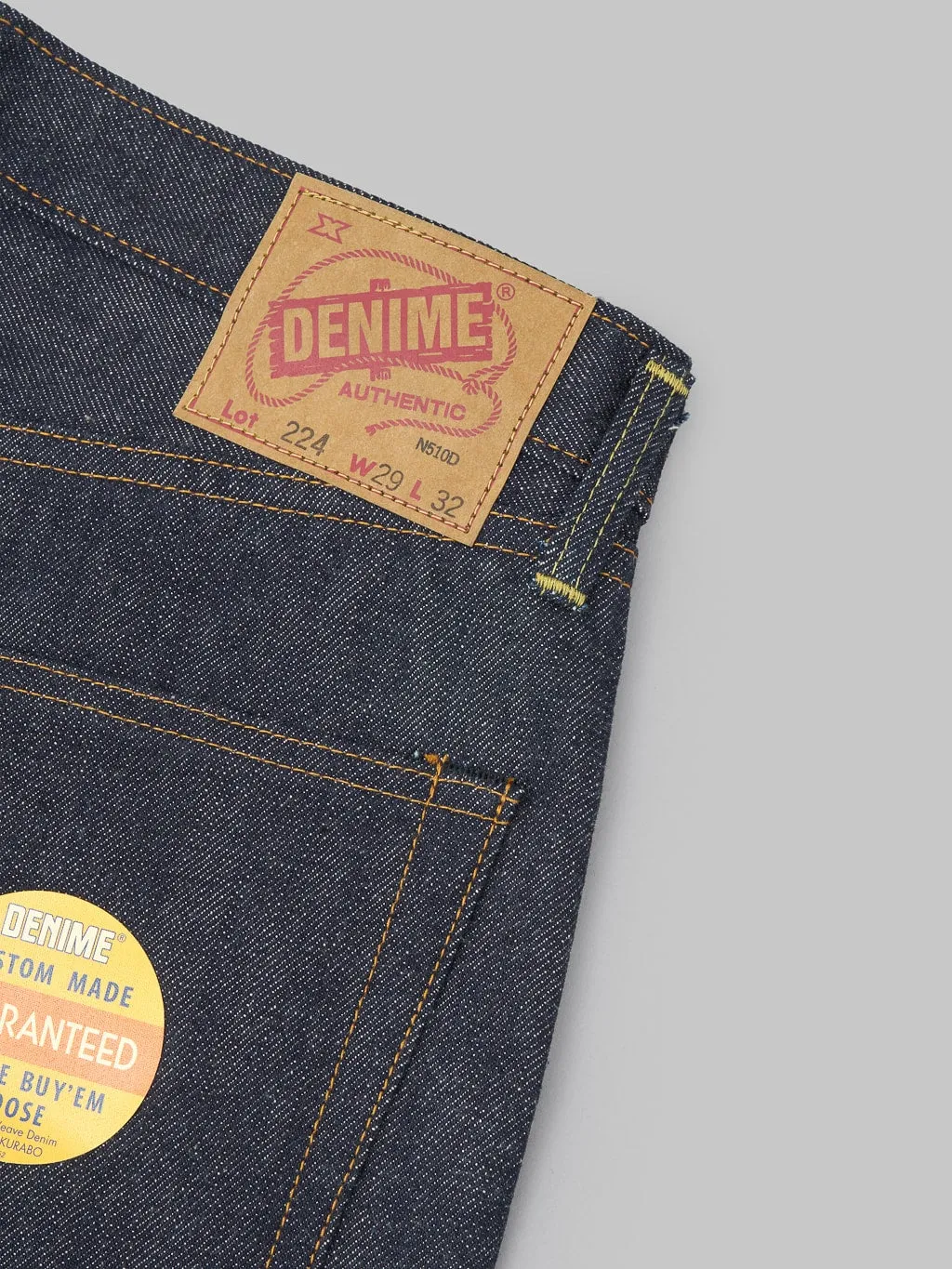 Denime By Warehouse & Co. "Lot. 224" 66Model 14.5oz Regular Straight Jeans