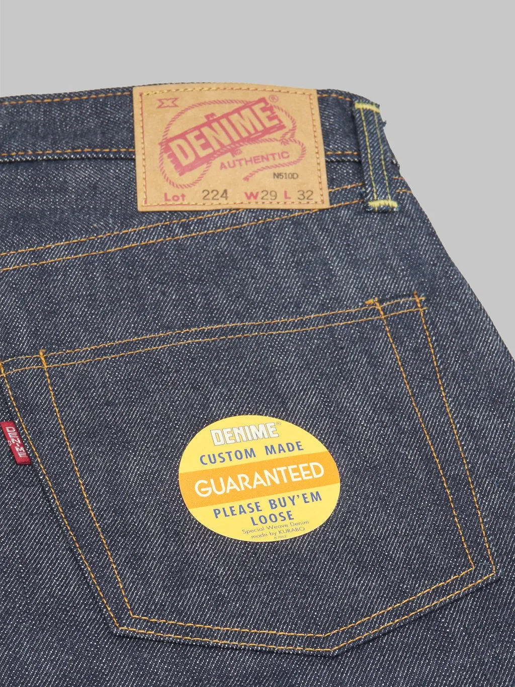 Denime By Warehouse & Co. "Lot. 224" 66Model 14.5oz Regular Straight Jeans