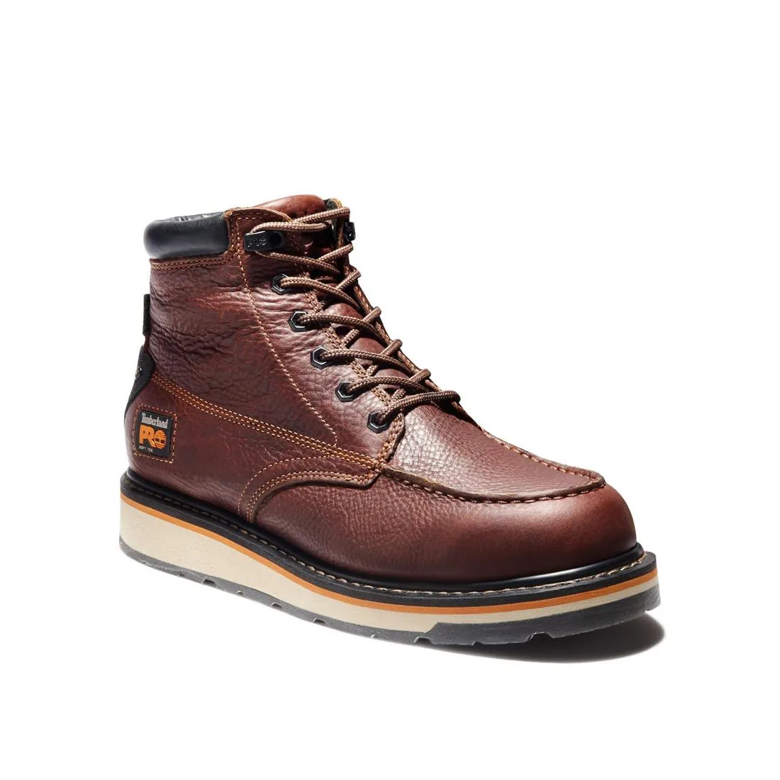 Gridworks 6 Inch Soft-Toe Waterproof Boot Brown