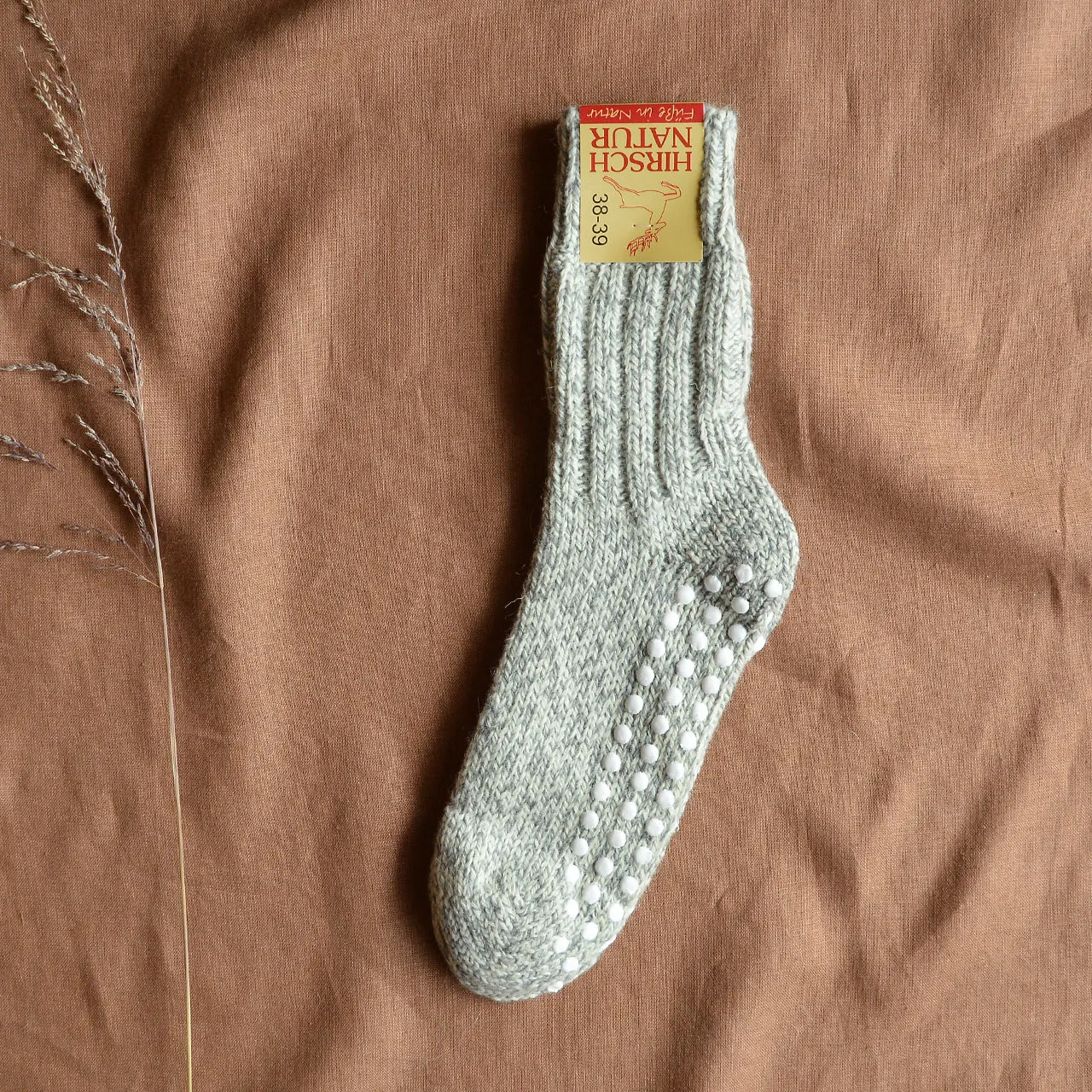 Grippy Chunky Norwegian Wool Socks - Organic Merino (Adults 36-43)