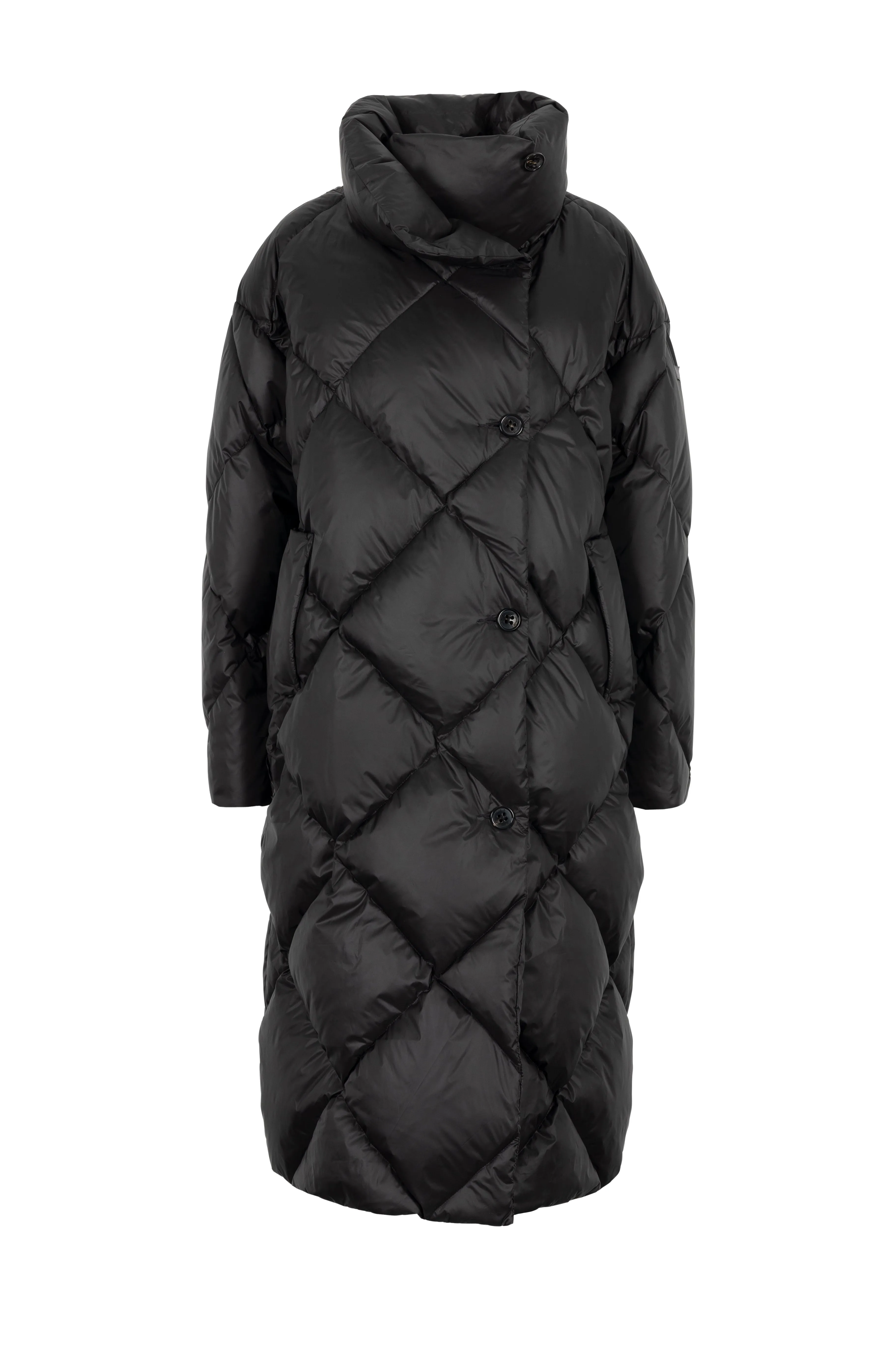 ICONIC DIAMOND QUILT DOWN COAT DEA