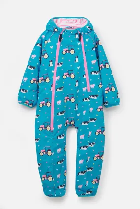 JAMIE PUDDLESUIT - TEAL TRACTOR PRINT