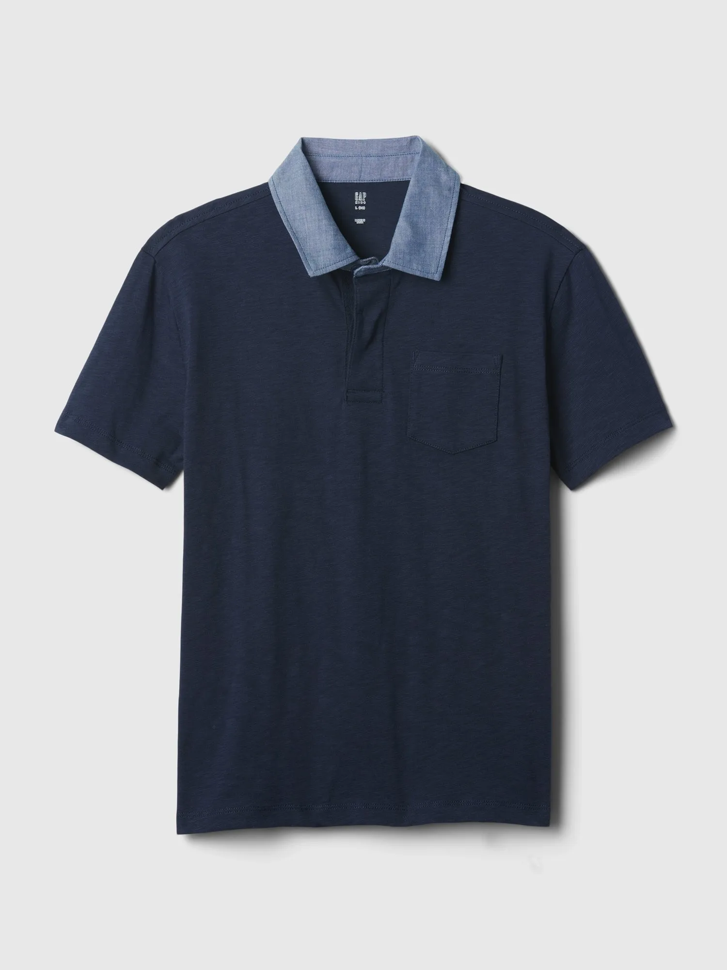 Kids Chambray Polo T-Shirt