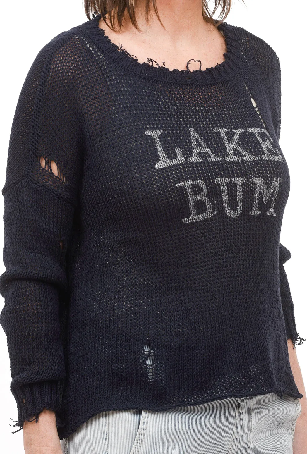 Lake Bum Sweater, Blue