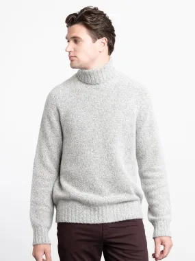 Light Grey Cashmere Rollneck Knit