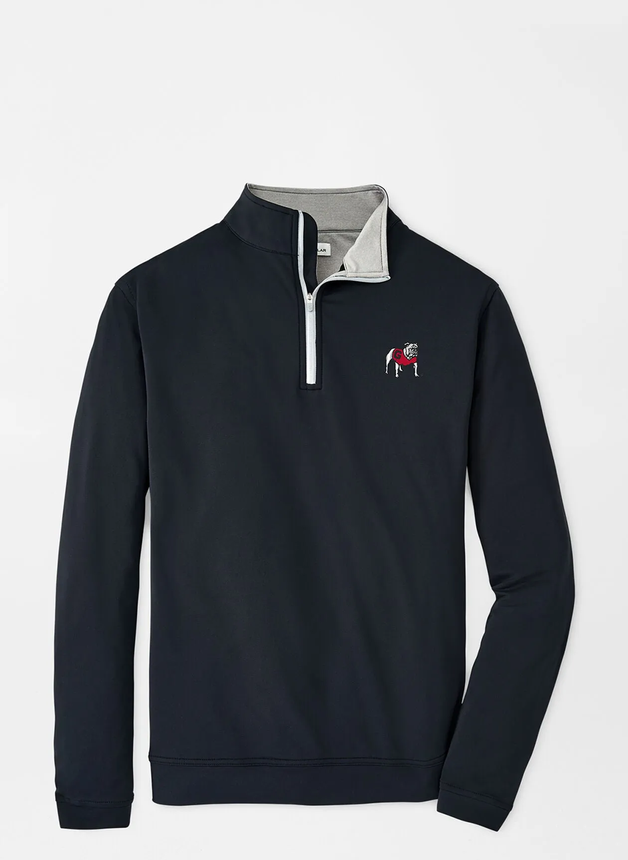 Peter Millar Georgia Standing Bulldog Perth Performance Quarter-Zip