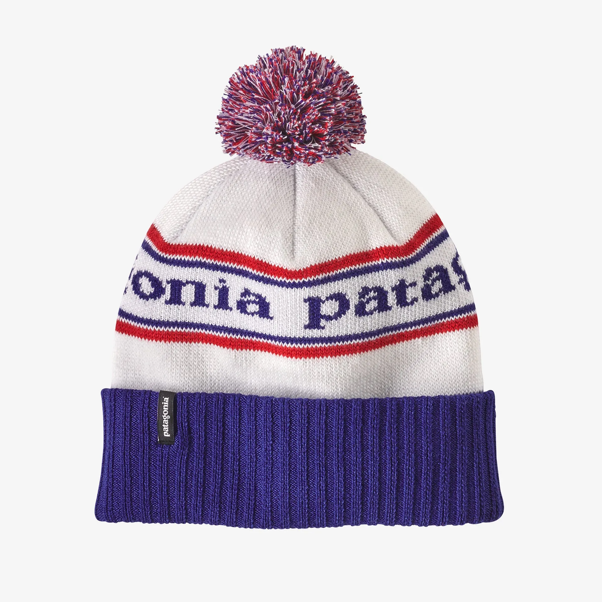 Powder Town Beanie Park Stripe, Viking Blue