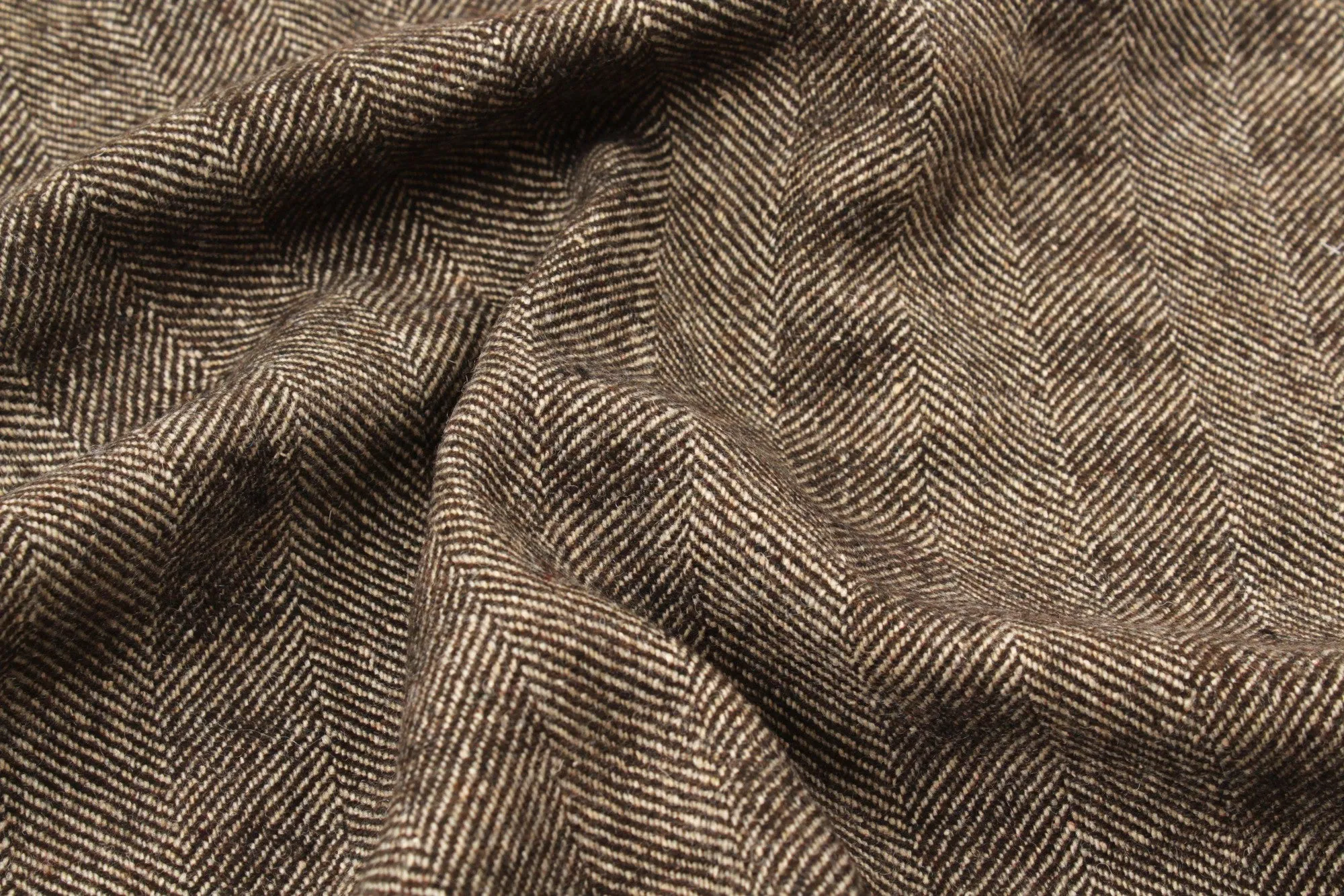 Recycled Wool - Bicolour Herringbone