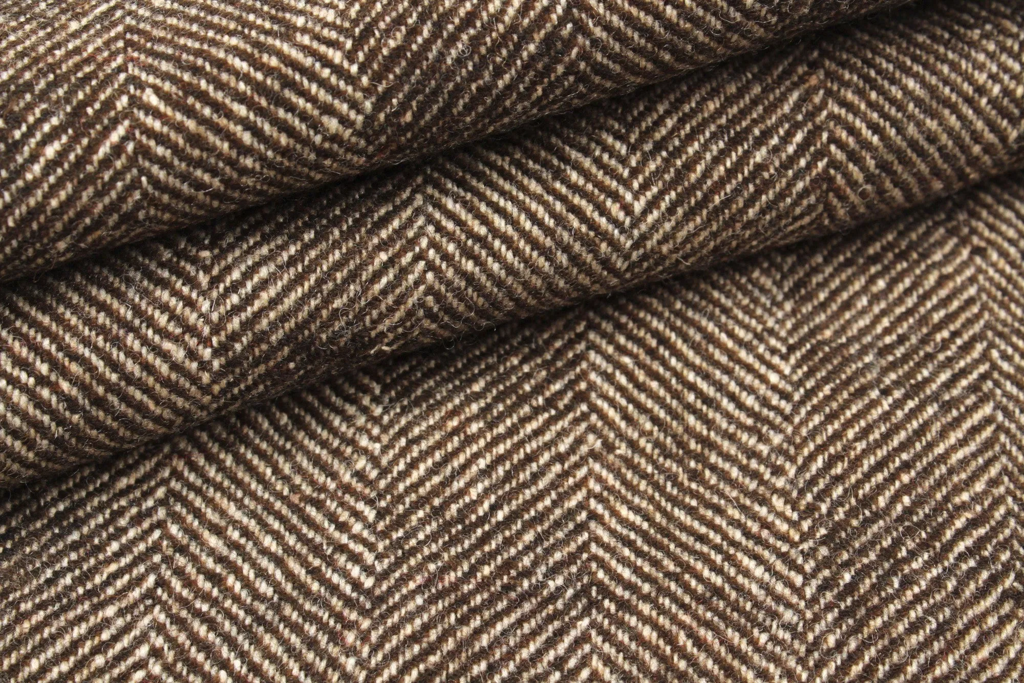 Recycled Wool - Bicolour Herringbone