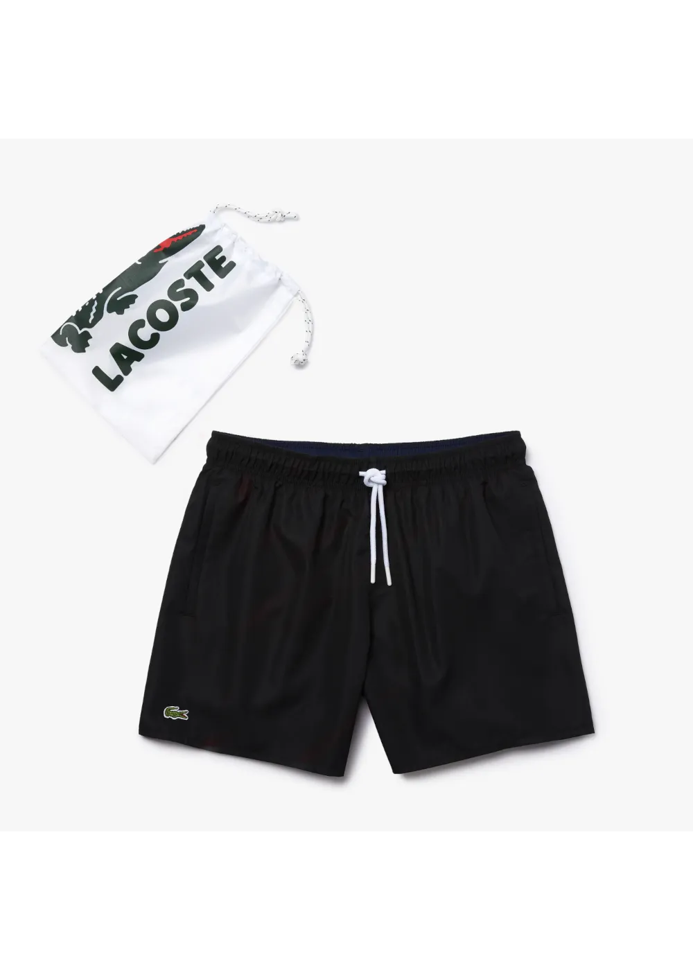 Short de bain Lacoste noir