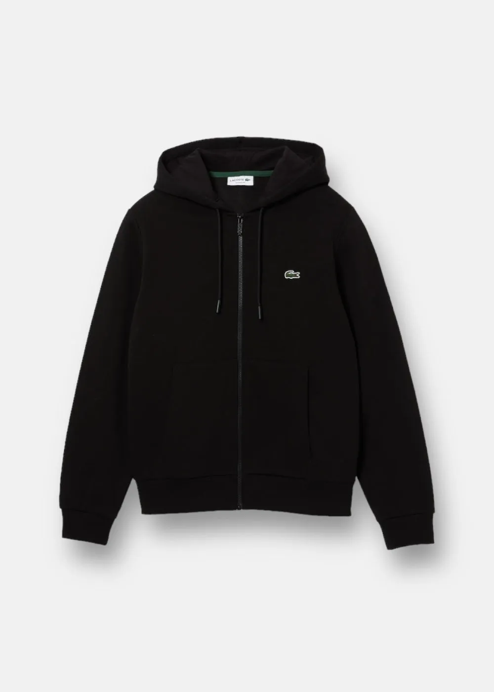 Sweat-shirt zippé Lacoste noir