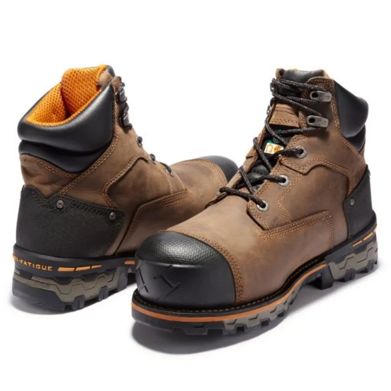 Timberland Pro Boondock Men's 6" Waterproof Composite Toe Safety Boot 91631 - Brown