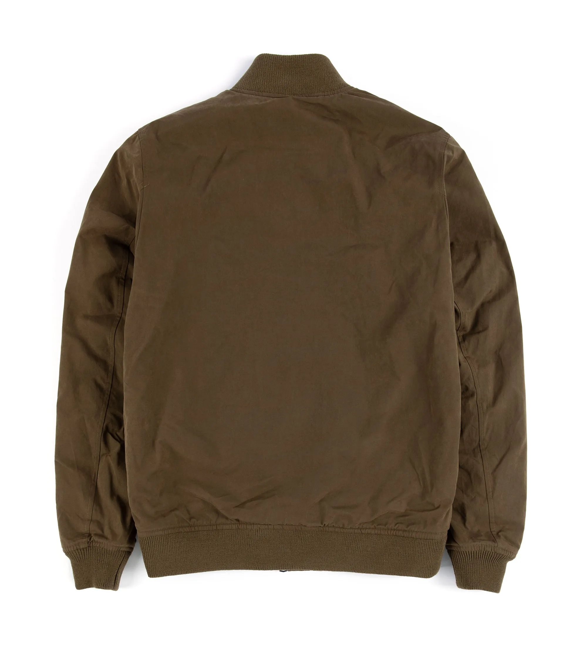 Valstar Valstarino Waxed Cotton Padded Zip Jacket: Olive